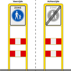 Zoneportaal RVV G07zb Type 1 - 530x670mm