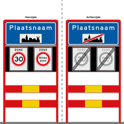 Verkeersteken H01a
