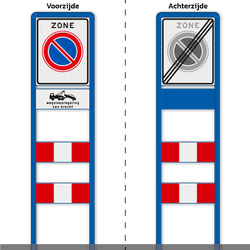 Zoneportaal RVV E01zb-OB304 Type 1 - 530x670mm