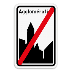 Panneau de signalisation F3a