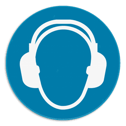 Panneau d'obligation - M003 - Protection auditive obligatoire