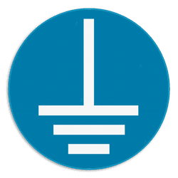 Veiligheidsbord - Aarding verplicht - M005