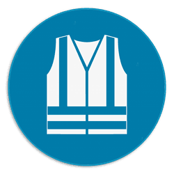 Panneau d'obligation - M015 - Vêtements à haute visibilité obligatoires