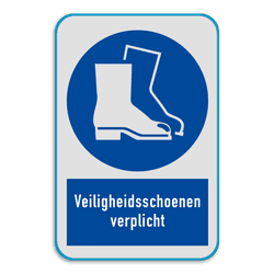 Veiligheidsbord - M008 - Veiligheidsschoenen verplicht
