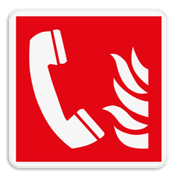 Panneau d'incendie - F006 - Téléphone à utiliser en cas d'incendie