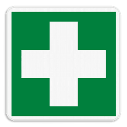 Panneau de sauvetage - E003 - Premiers secours
