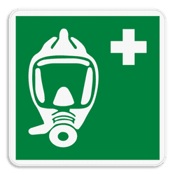 Panneau de sauvetage - E029 - Appareil respiratoire pour l’évacuation d’urgence