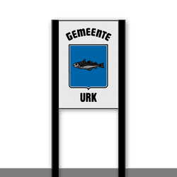 Gemeentegrensportaal met bord 400x600 of 600x900mm