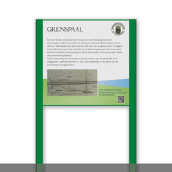 Gemeentegrensportaal met bordpaneel 400x400mm