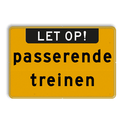 Spoorwegbord OV