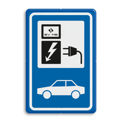 Verkeersbord  BW101_SP19 - EV ME met logo