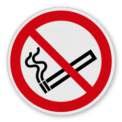 Verbotsschilder - Rauchen verboten