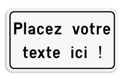 Panneau de Texte Personnalisable avec Cadre Moderne