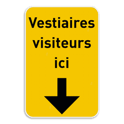 Panneau d'information - Votre texte + pictogramme