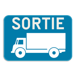 Panneau SB250 - G type III - Sortie de camion