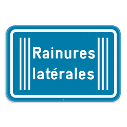 Panneau SB250 - G type III - Rainures latérales