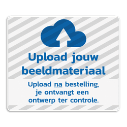 Informatiebord 1300x1100 reflecterend met je eigen opdruk