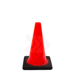 Afzetkegel oranje 30cm met verzwaarde voet