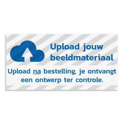 Informatiebord vlak 2:1 reflecterend met je eigen opdruk