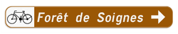 Panneau de signalisation F34c1