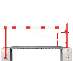 Drehschranke aus feuerverzinktem Stahl