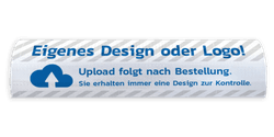Hinweisschild Radanschlag Beton, mit eigenem Design – Breite 600 mm