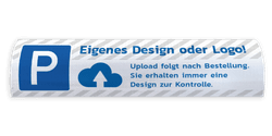 Parkplatzschilder Radanschlag Beton mit eigenes Design - breidte 600mm
