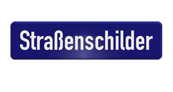 Straßennamenschild 800x200mm - 1 Zeile