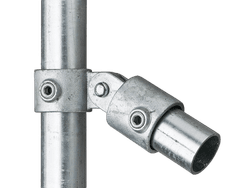 Paalbeugel scharnierstuk enkel T-173D - &Oslash;48mm staal