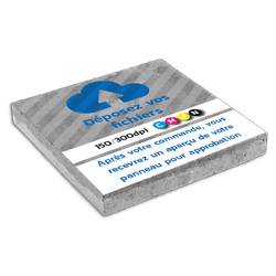 Dalle en b&eacute;ton - 600x600x60mm - Livrez votre propre design