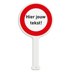 Brigadierbordje - C3 met je eigen tekst