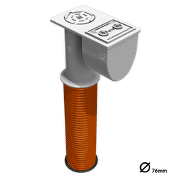 Douille de scellement PipeLock 600mm Ø 76 mm + clé