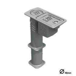 Fourreau PipeLock Basic &Oslash;48mm &ndash; fixation amovible pour poteau