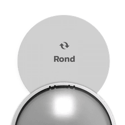 Basis verkeersbord rond DOR - dubbel omgezette rand - excl. opdruk