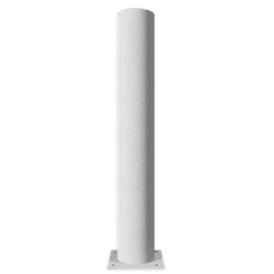 Rampaal Ø152x1000mm met voetplaat, verzinkt