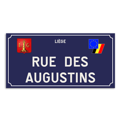 Plaque de rue - Liège - Personnalisable