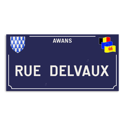 Plaque de rue - Awans - Personnalisable