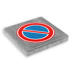Dalle de stationnement - 300x300mm - Stationnement interdit