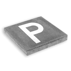 Parkeertegel 300x300mm - Aanduiding parkeerplaats