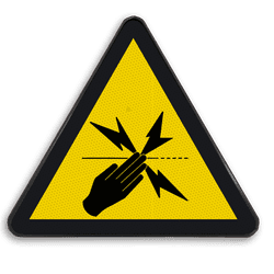 Autocollant ou panneau - Fil conducteur