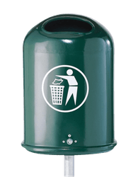 Vuilbak - 45L - Staal - Buiten
