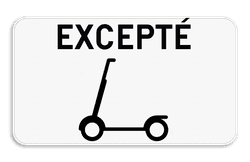 Panneau de signalisation M22