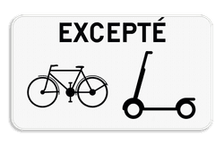 Panneau de signalisation M23