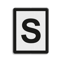 S-bord - sein 7.01 - 280x365mm - Reflecterend
