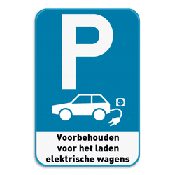 Parkeerbord - Elektrisch opladen