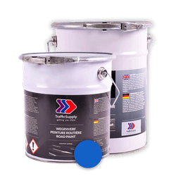 Peinture routière - Seau de 6kg - bleu RAL 5017