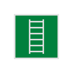 Vluchtroute bord – Nooduitgang Vluchtladder