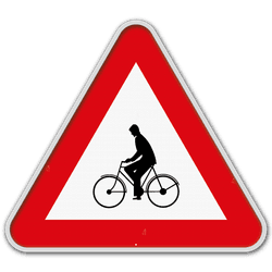 Panneau de signalisation A25