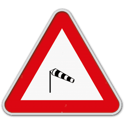 Panneau de signalisation A37