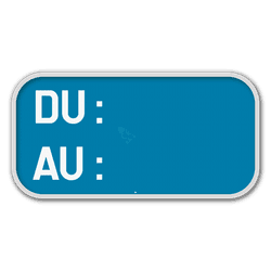 Panneau de signalisation GVIId